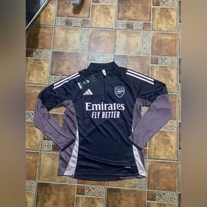 Adidas Arsenal 2025/26 long Sleeve Quarter Zip Jacket Size M